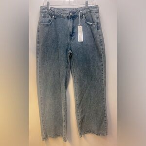 J for Justify Blue Straight Leg Jeans Classic Denim